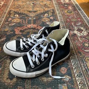 Women’s Black Converse. Barely worn